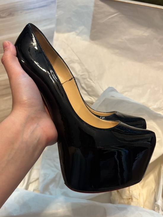 christian louboutin daffodile pumps black patent leather main image 13